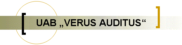 UAB VERUS AUDITUS